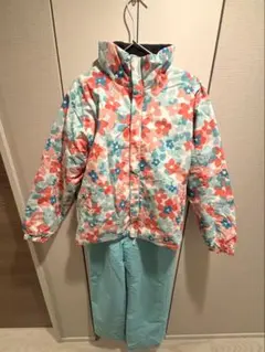 花柄スキーウェア　上下セット