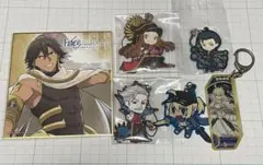 Fate/Grand Order FGOグッズセット ミニ色紙 キーホルダー　h