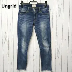Ungridスキニーデニムダメージ加工切りっぱなし24