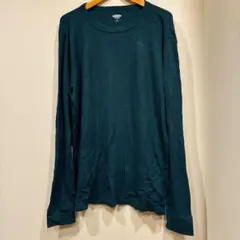 希少 XL TALL オールドネイビー ワッフル ロンT 濃紺 ビッグシルエットのサムネイル