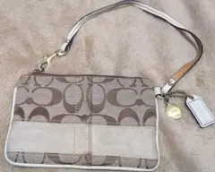 COACH コインケース ブラウン ベージュ★美品