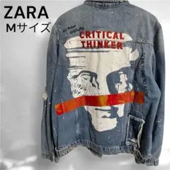 2026年最新】zara デニムジャケット ペイントの人気アイテム - メルカリ
