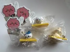 ちいかわ 松屋 フィギュア ちいかわ ハチワレ うさぎ 3点＋ピック
