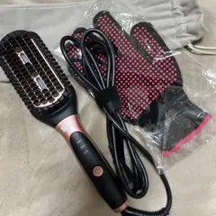 SKEYストレートブラシヘアアイロン　3点セット