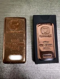 ポーランド ゲルマニア 純銅 赤金 1キロ キャスト バー 銅 インゴット