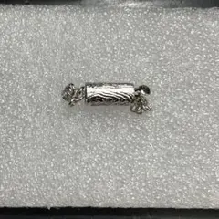 シルバー　クラスプ　5連用　留め具　SV製 3連用　ロジウムメッキ　パーツ
