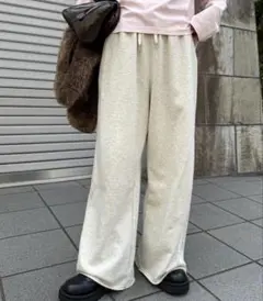 裏毛ワイドスウェットパンツ/イージーパンツ CIAOPANIC TYPY