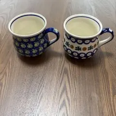 ポーランド食器Ceramika 楕円ボウル☆ 2個セット - メルカリ