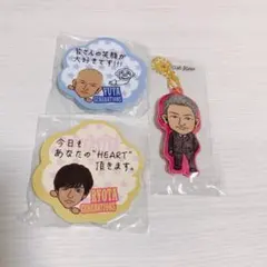 GENERATIONSグッズ　中務裕太片寄涼太小森隼メモ帳&キーホルダーSET