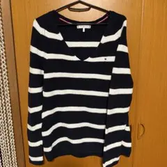 【最終値下げ】TOMMY HILFIGER ストライプセーター M