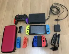 Nintendo Switch 本体 ネオンブルー/ネオンイエロー ソフト5本 - メルカリ