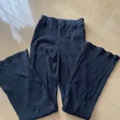 EMODA リブフレアパンツ