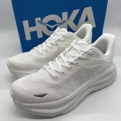 【新品未使用】 28cm HOKA BONDI 9 WHITE US10のサムネイル