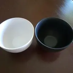 白黒陶器汁椀セット