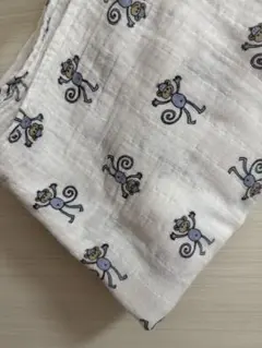 aden + anais おくるみ　ガーゼ生地　サル柄