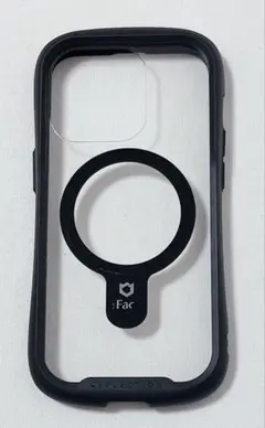 iFace iPhone14Proケース MagSafe 対応 クリア ブラック