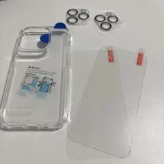 【現品限り‼️】iPhone 15 Pro ケース クリア 透明 衝撃保護 傷保護