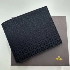 未使用 FENDI フェンディ ズッキーノ ズッカ ジャガード 折り財布のサムネイル