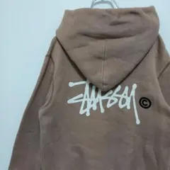 STUSSY ステューシー パーカー M チャンピオンコラボ ショーンフォント