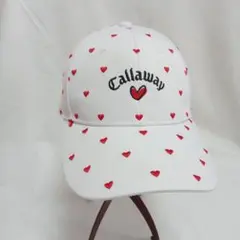Ladiesゴルフ/Callaway ハート柄キャップ/可愛い♡人気おすすめ帽子