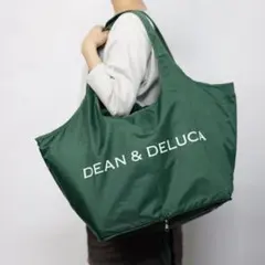 【未使用】DEAN&DELUCA エコバッグ 緑 グリーン　雑誌付録