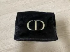 Dior ディオール ノベルティ ポーチ 黒 ラメ ゴールドロゴ 星チャーム