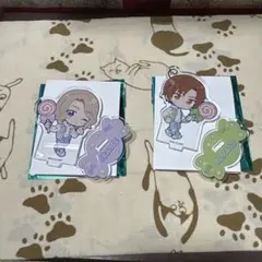 ヘタリア　ミックスガーデンコラボ　アクリルスタンド　フランス＆ロマーノ