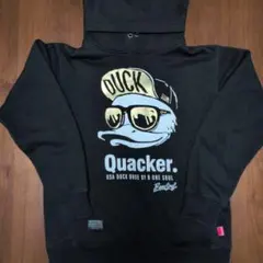 DUCK DUDE BY B ONE SOUL レディース パーカー 黒 M