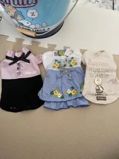 ANNA SUIは 家で試着を2度程…スヌーピーは 5回程着せました。