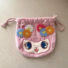 ふわふわ巾着ポーチ エンジェラ