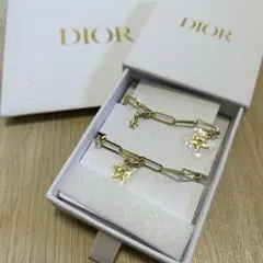 Diorノベルティ 星型チャーム ゴールドアクセサリー ストラップ