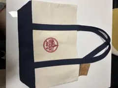 TRADER JOE'S トートバッグ アイボリー/ネイビー