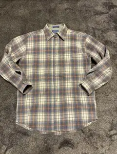 90s PENDLETON チェック柄 ウールシャツ Mサイズ