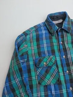配色◎ 70〜80's FIELD&STREAM flannel shirt