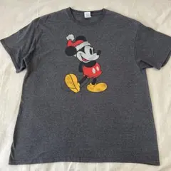 US古着 Delta Disney ミッキーマウス サンタ Tシャツ