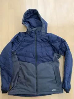 テック系・旧ロゴ オークリー 中綿ジャケット ネイビー 2XL ビッグ