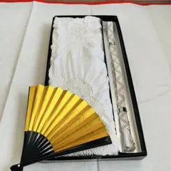 礼装用帯揚げ　帯締め　末広　3点セット 結婚式　黒留袖　フォーマル