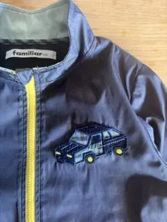 familiar ナイロンシャカシャカ　ジャケット 100cm 車刺繍