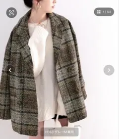 ダブルジャケットコート