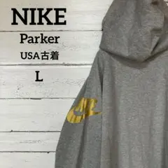【NIKE】ナイキフルジップアップ スウェットパーカーゆるダボプリントロゴ