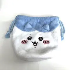 ちいかわ　ハチワレ　おかお巾着　巾着　フェイス巾着　ポーチ