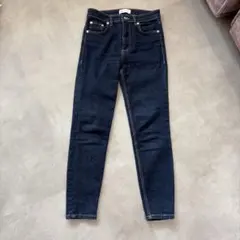 ZARA ダークブルー スキニーデニム