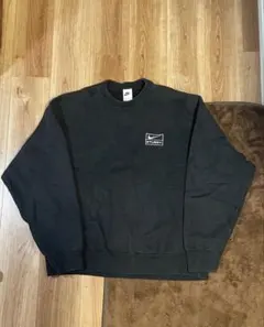 【NIKE×STUSSY】コラボ スウェット ブラック　L
