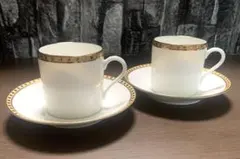 ティファニー ゴールドバンド カップ＆ソーサー ペア