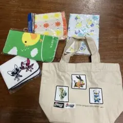 ポケモン トートバッグとハンカチ４枚セット