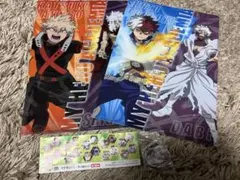 くら寿司　僕のヒーローアカデミア　クリアファイル2枚セット