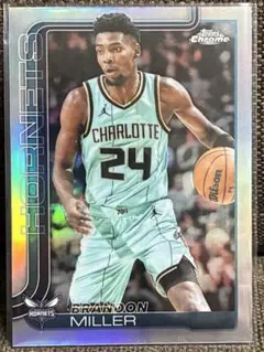 NBA 2025 topps BRANDON MILLER REFRACTOR