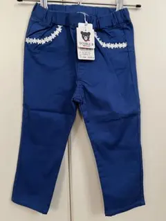 新品タグ付き　ダブルビー　パンツ110青