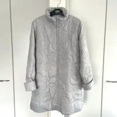 トクコプルミエヴォル/中古美品/キルティングコート／ライトグレー