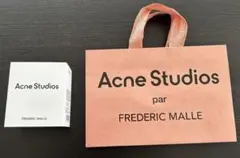 ショッピングバッグ＆箱　香水フレデリックマルとアクネ ステゥディオズのコラボ商品